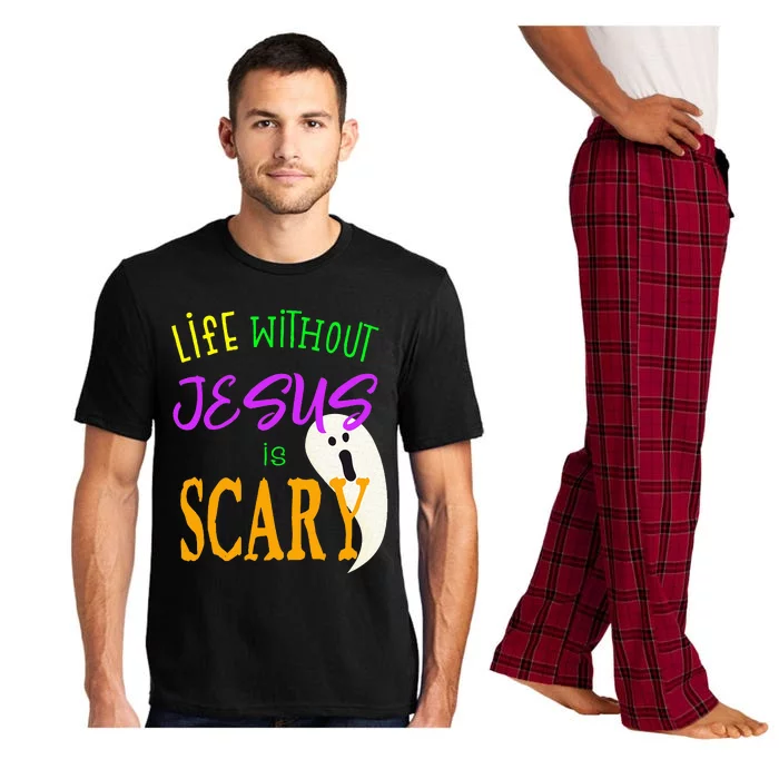 Life Without Jesus Is Scary Christian Halloween Pajama Set