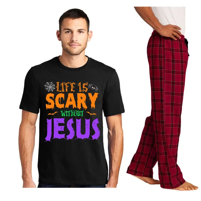 Life Without Jesus Is Scary Fall Christian Halloween Jesus Pajama Set