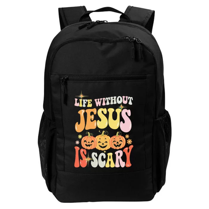 Life Without Jesus Scary Halloween Faith Belief Daily Commute Backpack