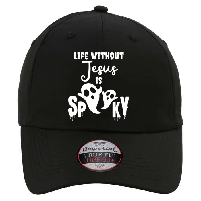 Life Without Jesus Is Spooky Ghost Christian Halloween The Original Performance Cap