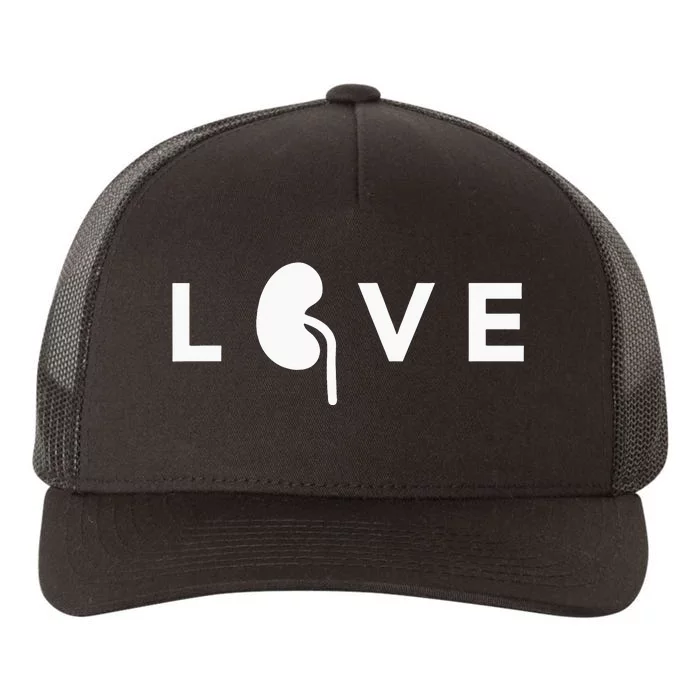 Love World Kidney Day Awareness Campaign Saying Yupoong Adult 5-Panel Trucker Hat