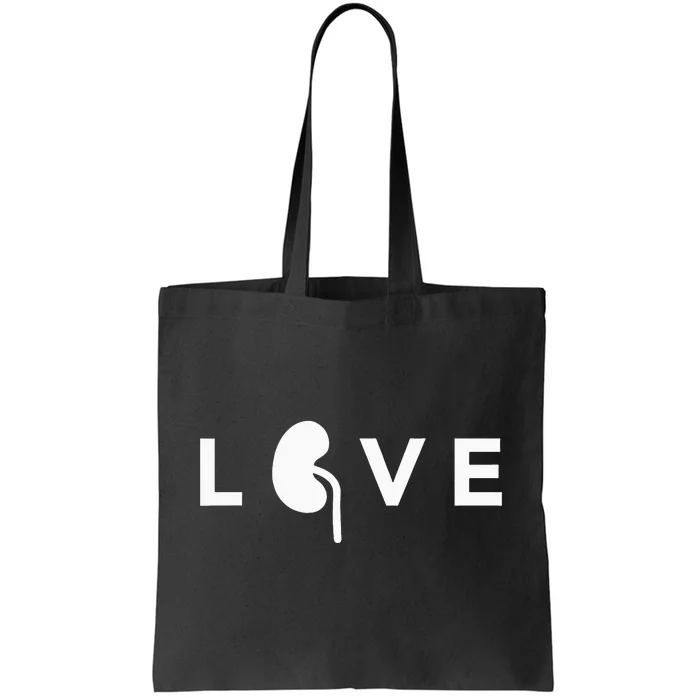 Love World Kidney Day Awareness Campaign Saying Tote Bag