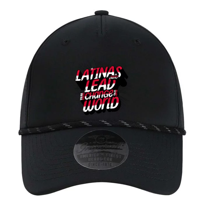 Latinas Who Lead Will Change The World Cute Gift Super Latina Gift Performance The Dyno Cap