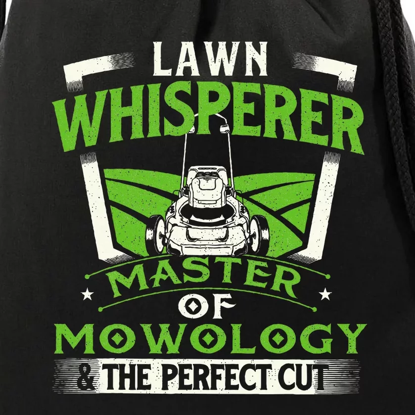 Lawn Whisperer Landscaper Landscaping Gardening Lawnmower Drawstring Bag