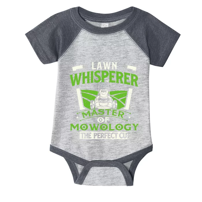 Lawn Whisperer Landscaper Landscaping Gardening Lawnmower Infant Baby Jersey Bodysuit