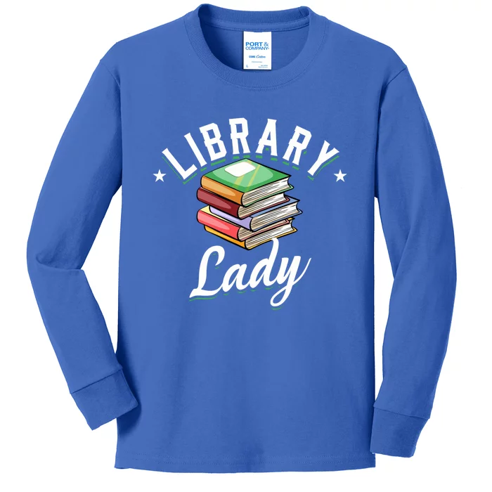 Library Workers Library Lady Librarians School Librarians Gift Kids Long Sleeve Shirt