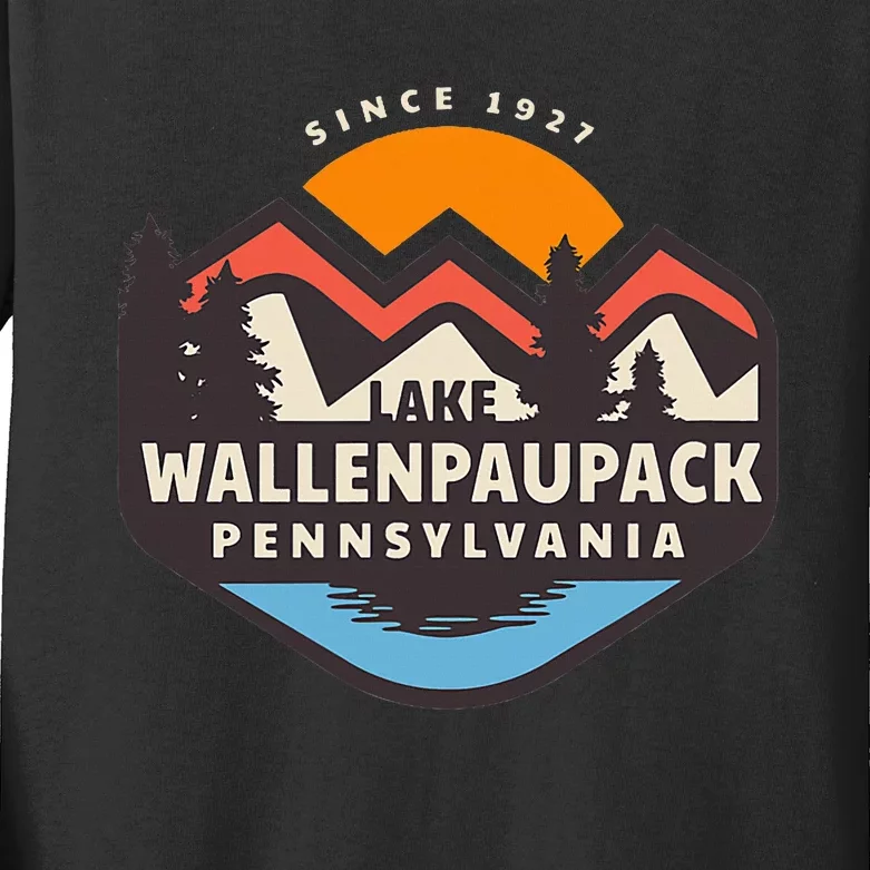 Lake Wallenpaupack Kids Long Sleeve Shirt