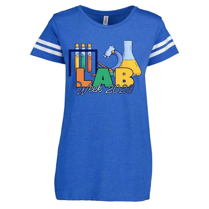 Lab Week Lab Life For Medical Laboratory Hospital Office Staff Enza Ladies Jersey Football T-Shirt