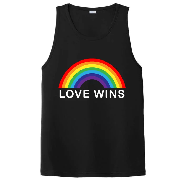 Love Wins Lgbtq Pride Month Rainbow Performance Tank