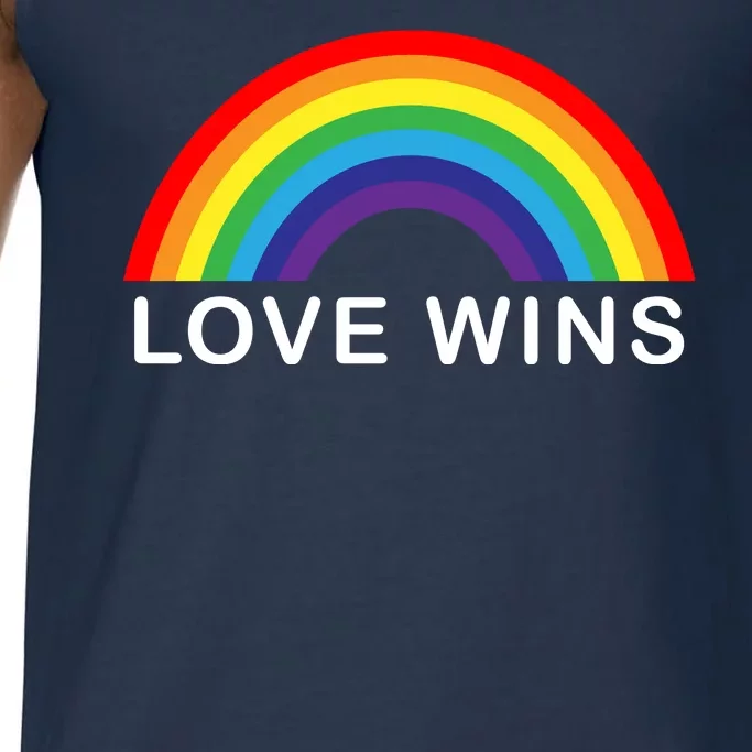 Love Wins Lgbtq Pride Month Rainbow Comfort Colors® Tank Top