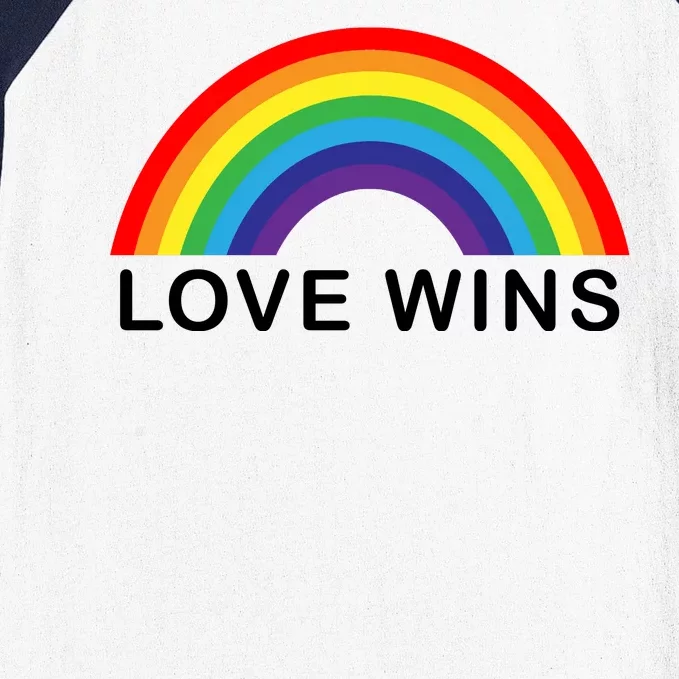 Love Wins Lgbtq Pride Month Rainbow Baseball Sleeve Shirt