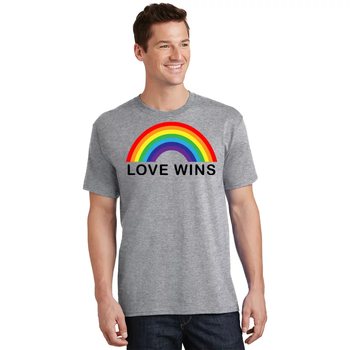 Love Wins Lgbtq Pride Month Rainbow T-Shirt