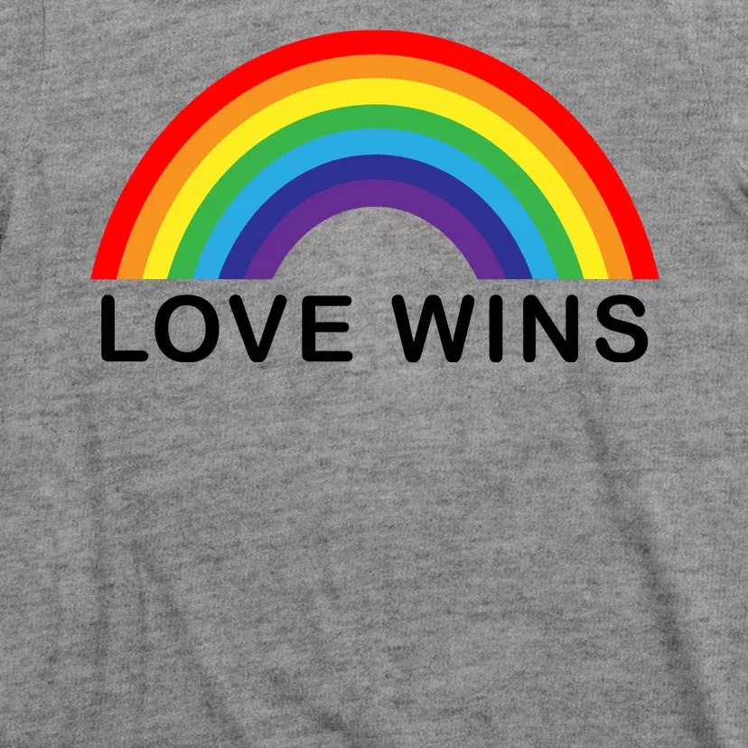 Love Wins Lgbtq Pride Month Rainbow T-Shirt