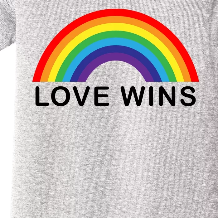 Love Wins Lgbtq Pride Month Rainbow Baby Bodysuit