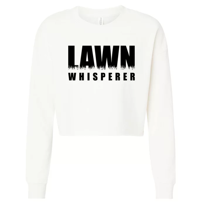 Lawn Whisperer Cropped Pullover Crew