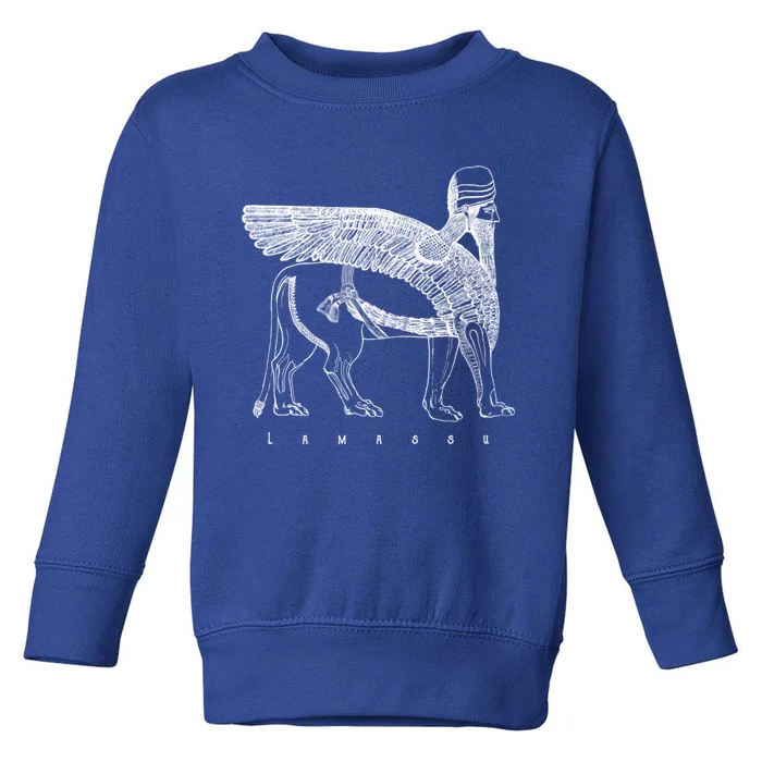 Lamassu Winged Lion Assyrian Sumerian Mesopotamia Gift Toddler Sweatshirt