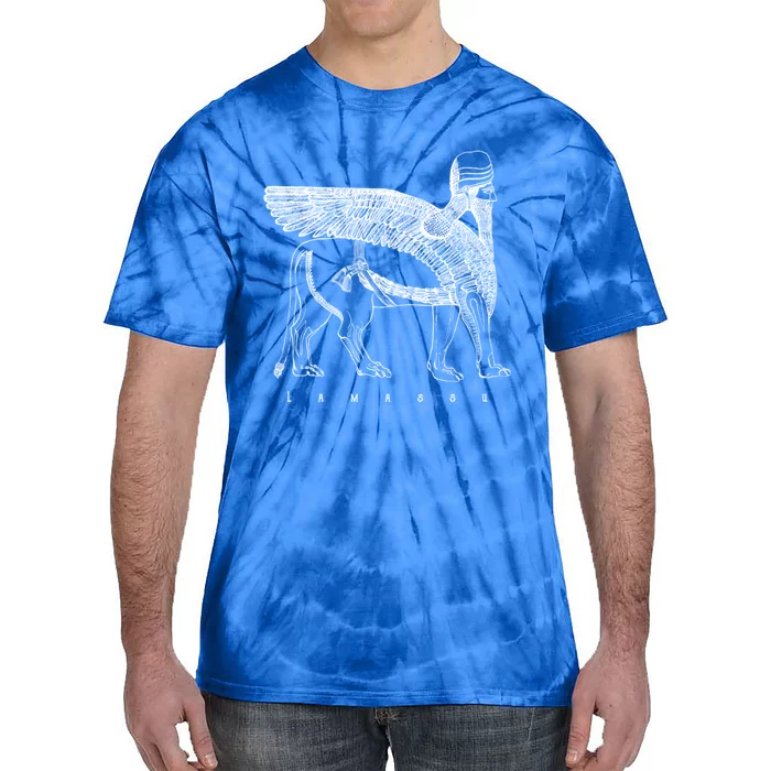 Lamassu Winged Lion Assyrian Sumerian Mesopotamia Gift Tie-Dye T-Shirt