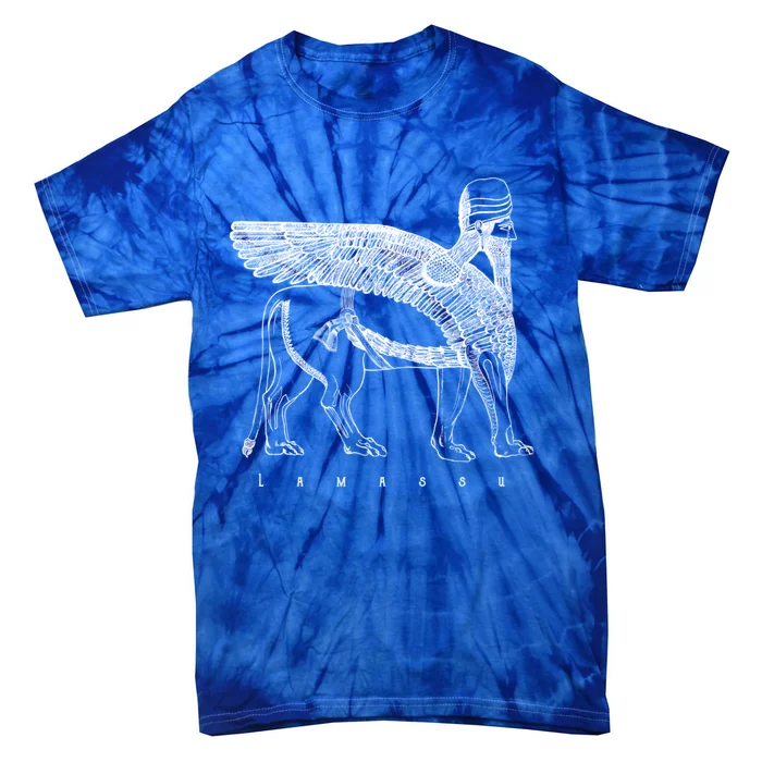 Lamassu Winged Lion Assyrian Sumerian Mesopotamia Gift Tie-Dye T-Shirt