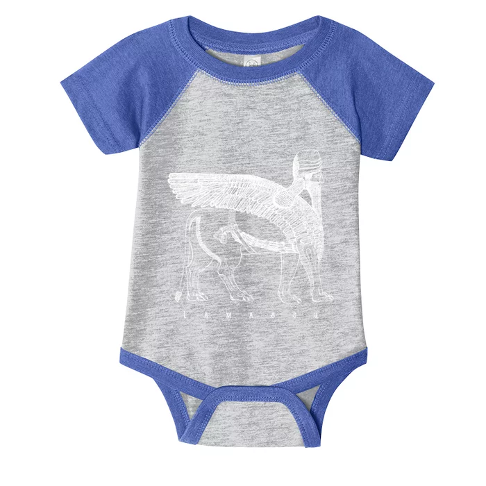 Lamassu Winged Lion Assyrian Sumerian Mesopotamia Gift Infant Baby Jersey Bodysuit