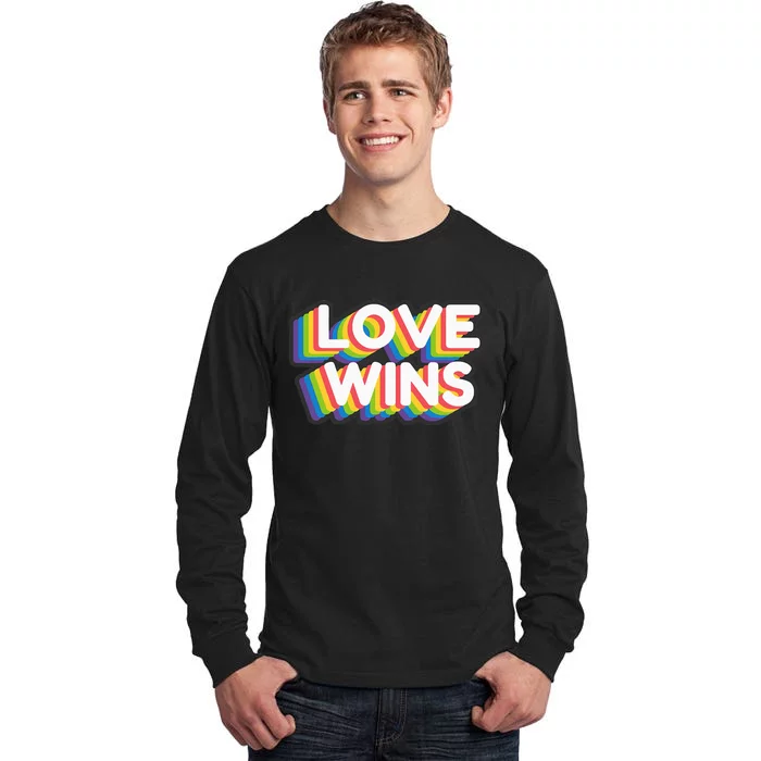 Love Wins Tall Long Sleeve T-Shirt