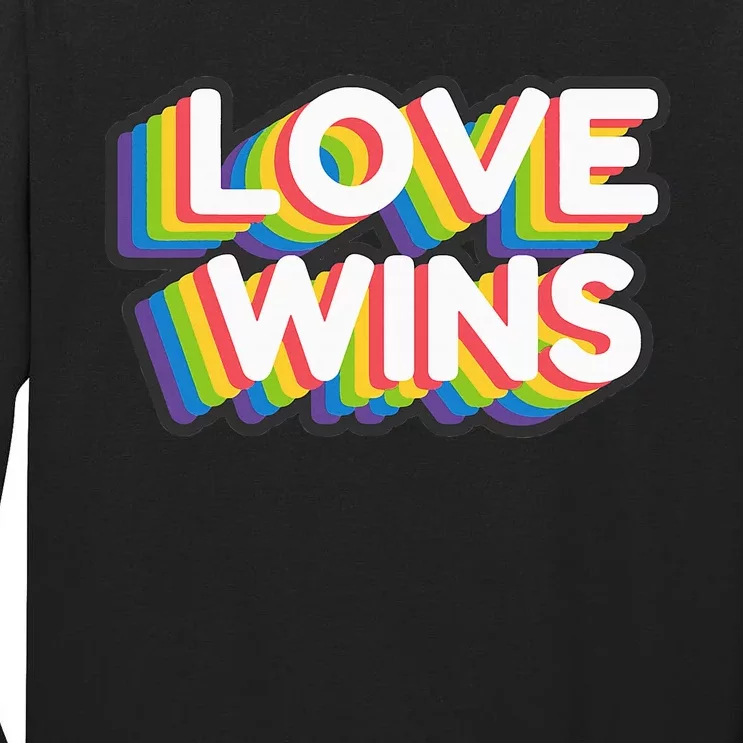 Love Wins Tall Long Sleeve T-Shirt