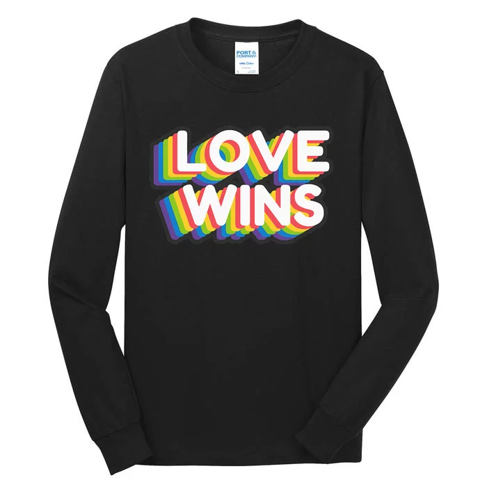 Love Wins Tall Long Sleeve T-Shirt