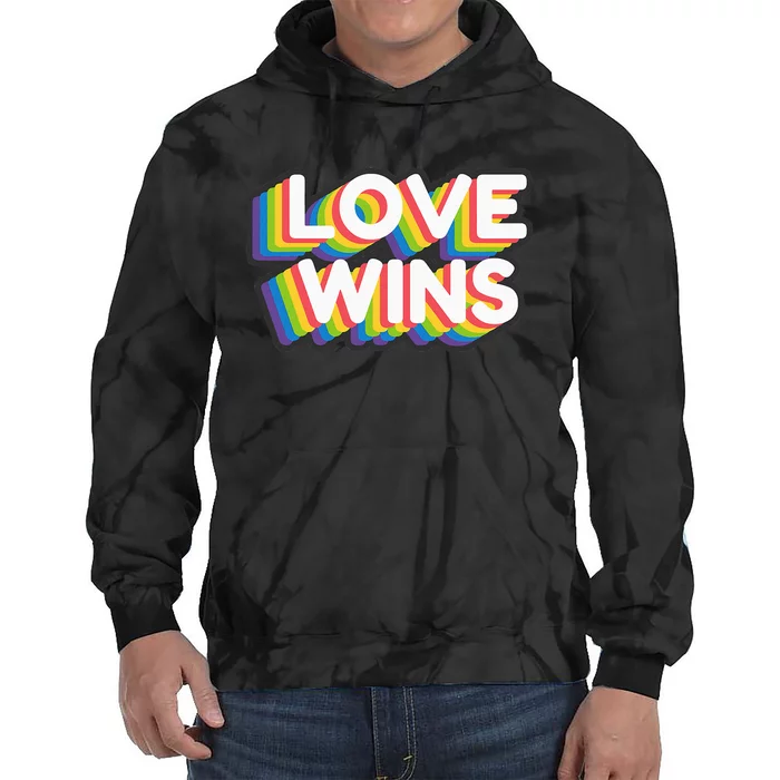 Love Wins Tie Dye Hoodie