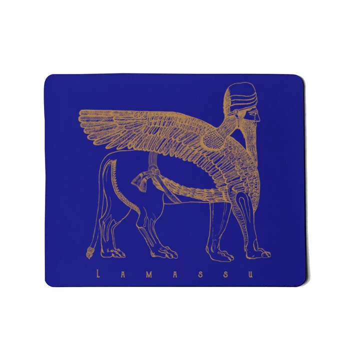 Lamassu Winged Lion Assyrian Sumerian Mesopotamia Gift Mousepad