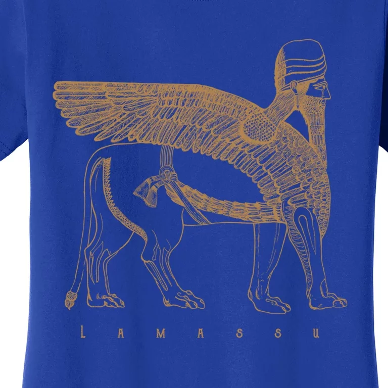 Lamassu Winged Lion Assyrian Sumerian Mesopotamia Gift Women's T-Shirt