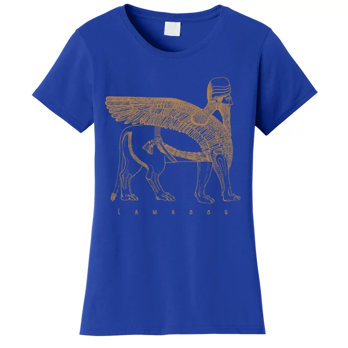 Lamassu Winged Lion Assyrian Sumerian Mesopotamia Gift Women's T-Shirt