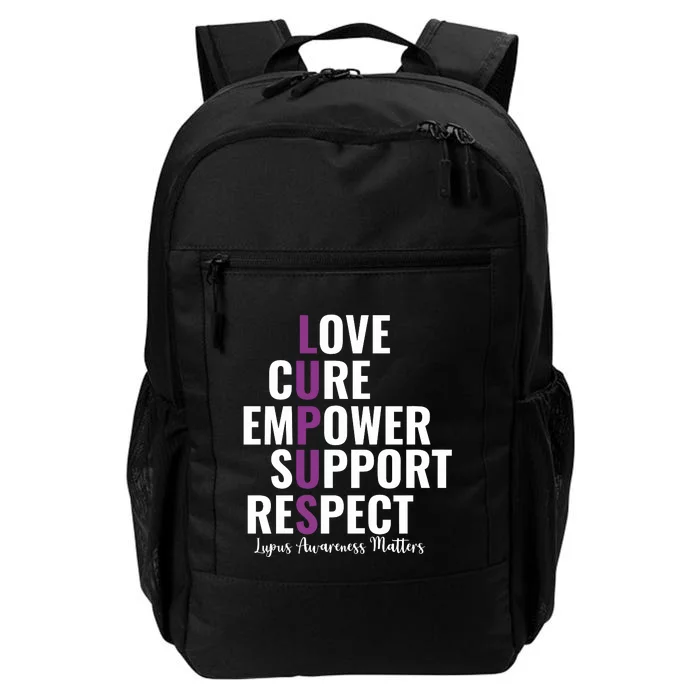 Lupus Warrior Love Cure Empower Support Respect Daily Commute Backpack