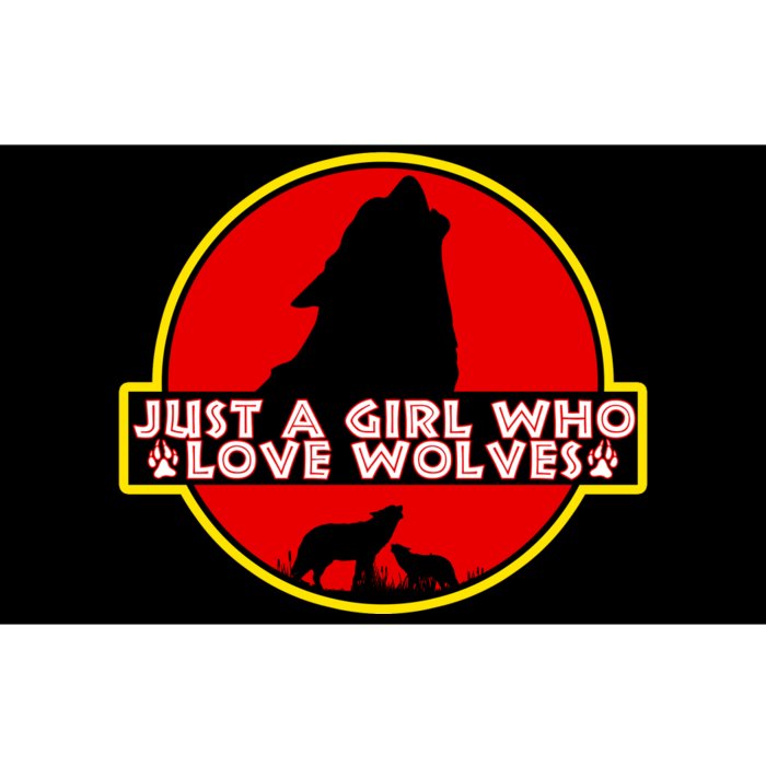 Loves Wolves Bumper Sticker