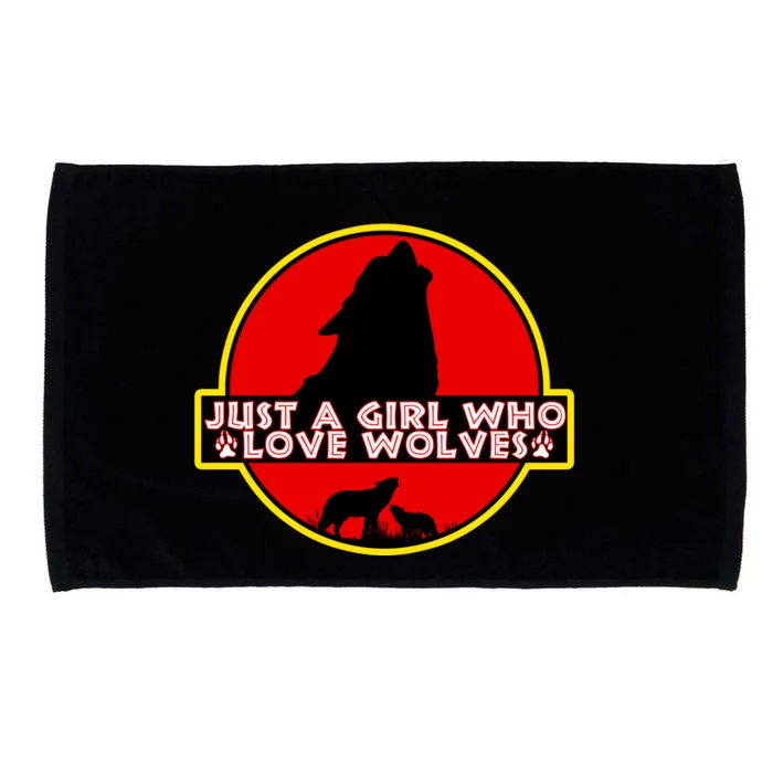 Loves Wolves Microfiber Hand Towel