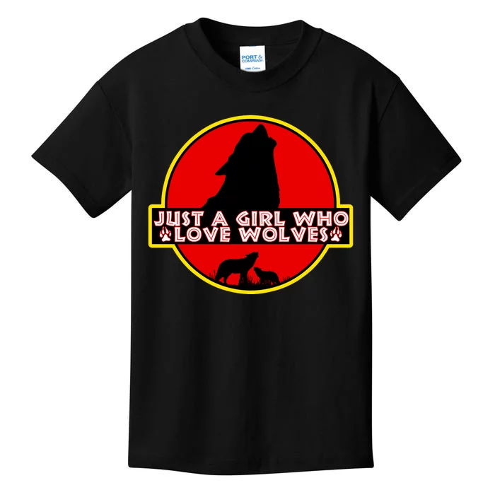 Loves Wolves Kids T-Shirt