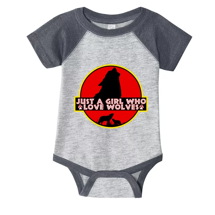 Loves Wolves Infant Baby Jersey Bodysuit