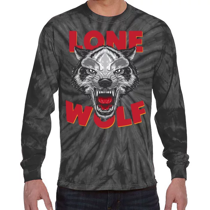 Lone Wolf Tie-Dye Long Sleeve Shirt