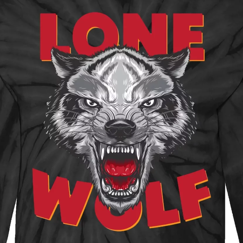 Lone Wolf Tie-Dye Long Sleeve Shirt