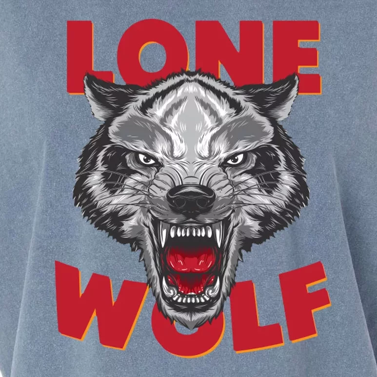 Lone Wolf Garment-Dyed Women's Muscle Tee