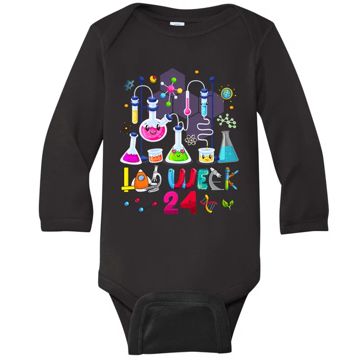 Lab Week Medical Laboratory Chemistry Science Professors Baby Long Sleeve Bodysuit