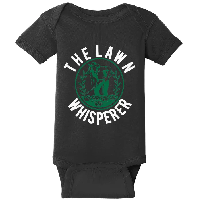 Lawn Whisperer Mowing Gift Landscaping Gardener Baby Bodysuit