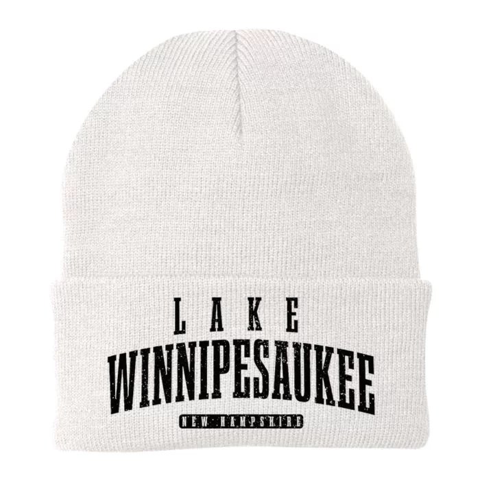 Lake Winnipesaukee New Hampshire Vintage Knit Cap Winter Beanie