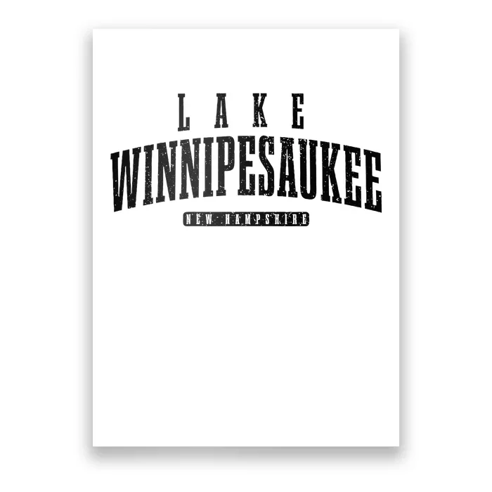 Lake Winnipesaukee New Hampshire Vintage Poster