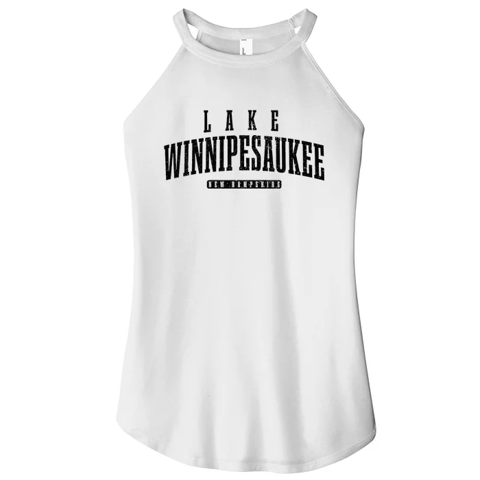 Lake Winnipesaukee New Hampshire Vintage Women’s Perfect Tri Rocker Tank