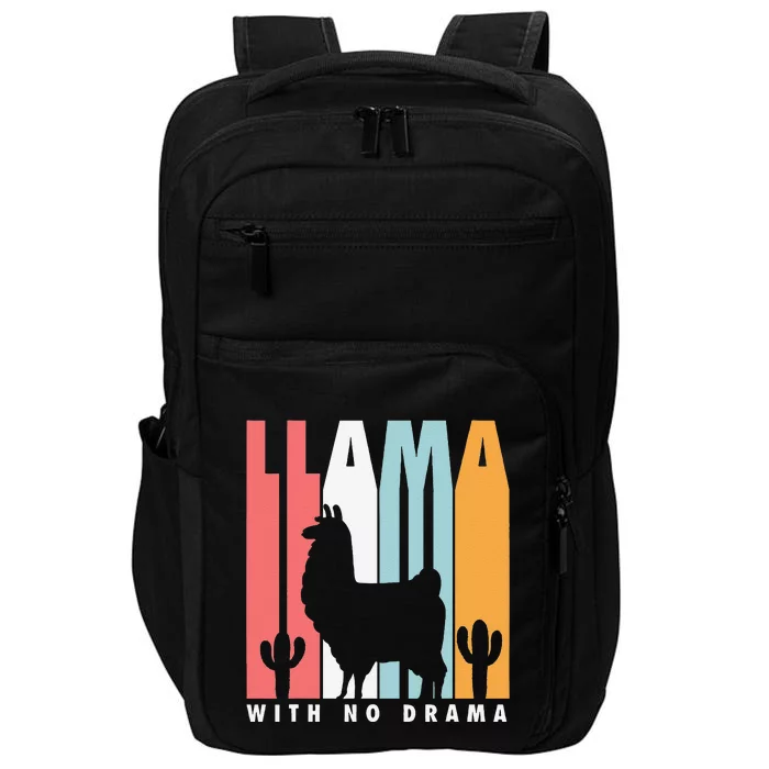 Llama With No Drama No Drama Llama Impact Tech Backpack