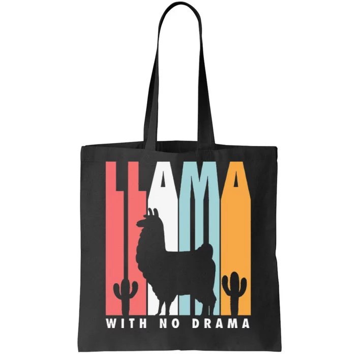 Llama With No Drama No Drama Llama Tote Bag