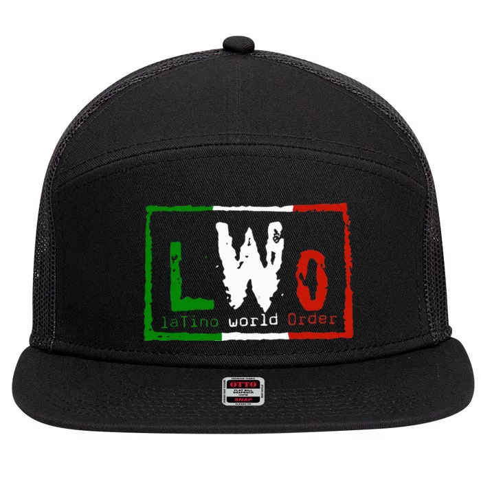 Latino World Order Family Matching Outfits 7 Panel Mesh Trucker Snapback Hat