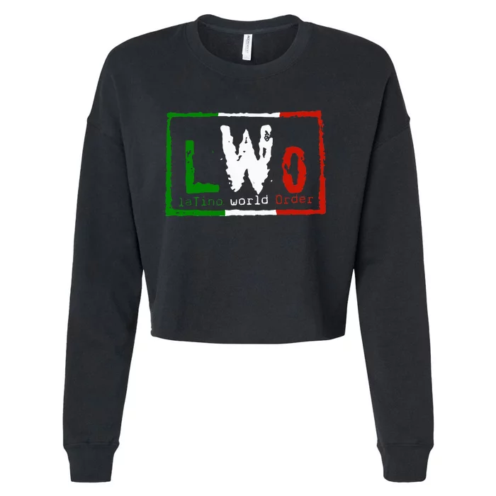 Latino World Order Family Matching Outfits Cropped Pullover Crew