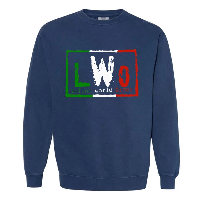 Latino World Order Family Matching Outfits Garment-Dyed Sweatshirt