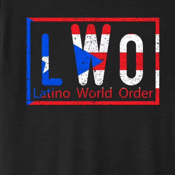 Latino World Order Puerto Rico Blue And Red ChromaSoft Performance T-Shirt