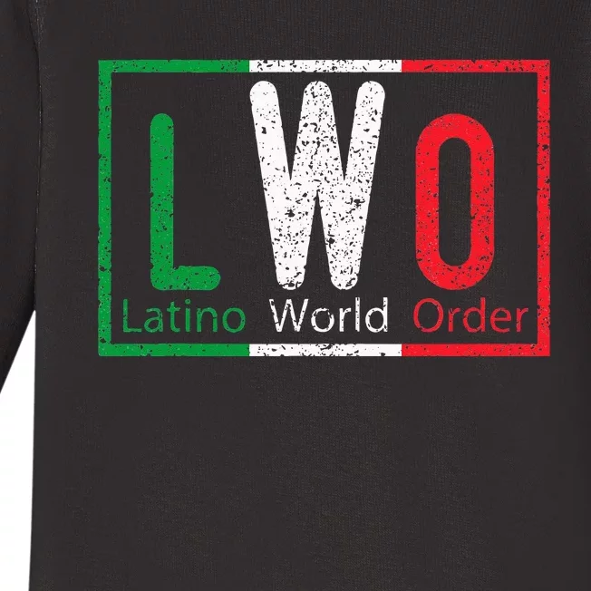 Latino World Order Baby Long Sleeve Bodysuit